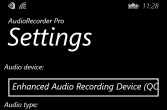 【WP8.x】WP录音机 Audio Recorder Pro 2.0.0.0